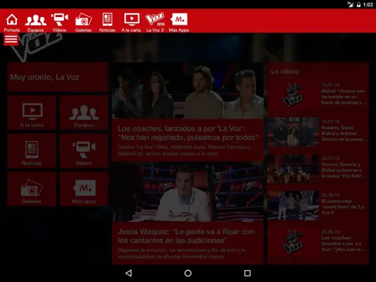 La Voz Kids android App screenshot 0