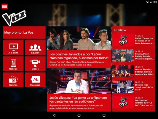 La Voz Kids android App screenshot 3